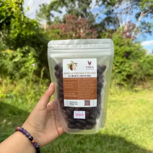 Semilla de cacao tostada y pelada