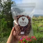Granos de cacao secos seleccionados