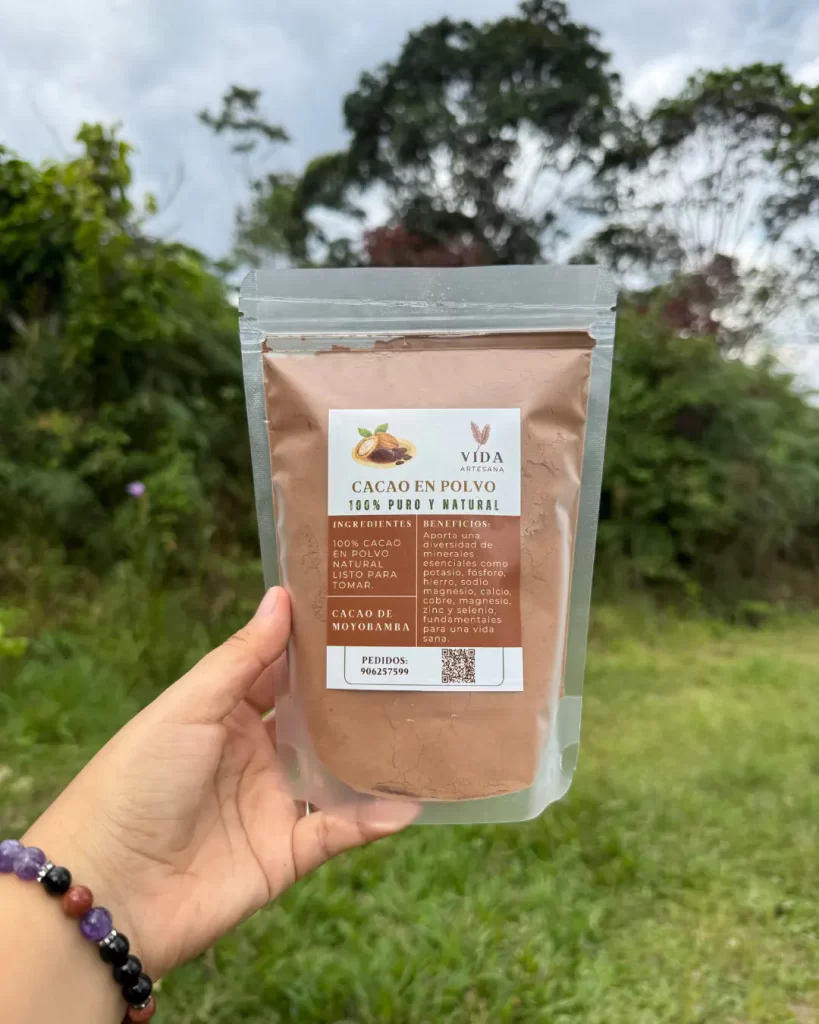 cacao en polvo puro y artesanal
