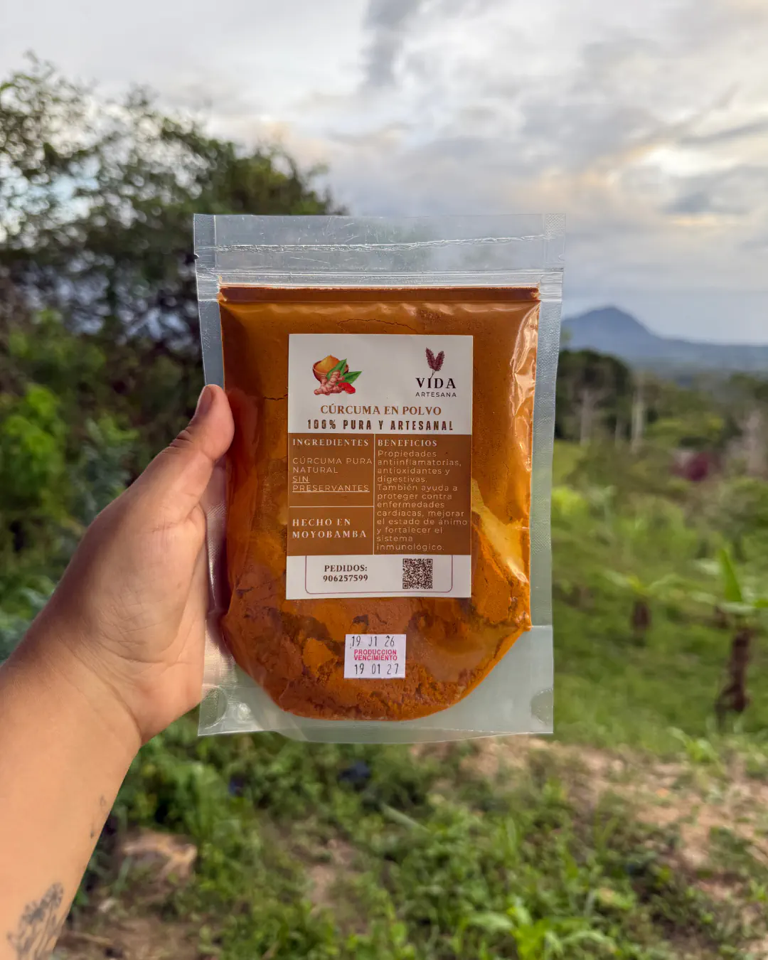 harina de curcuma