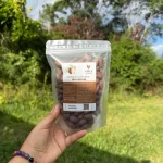 Granos de cacao tostados con cáscara